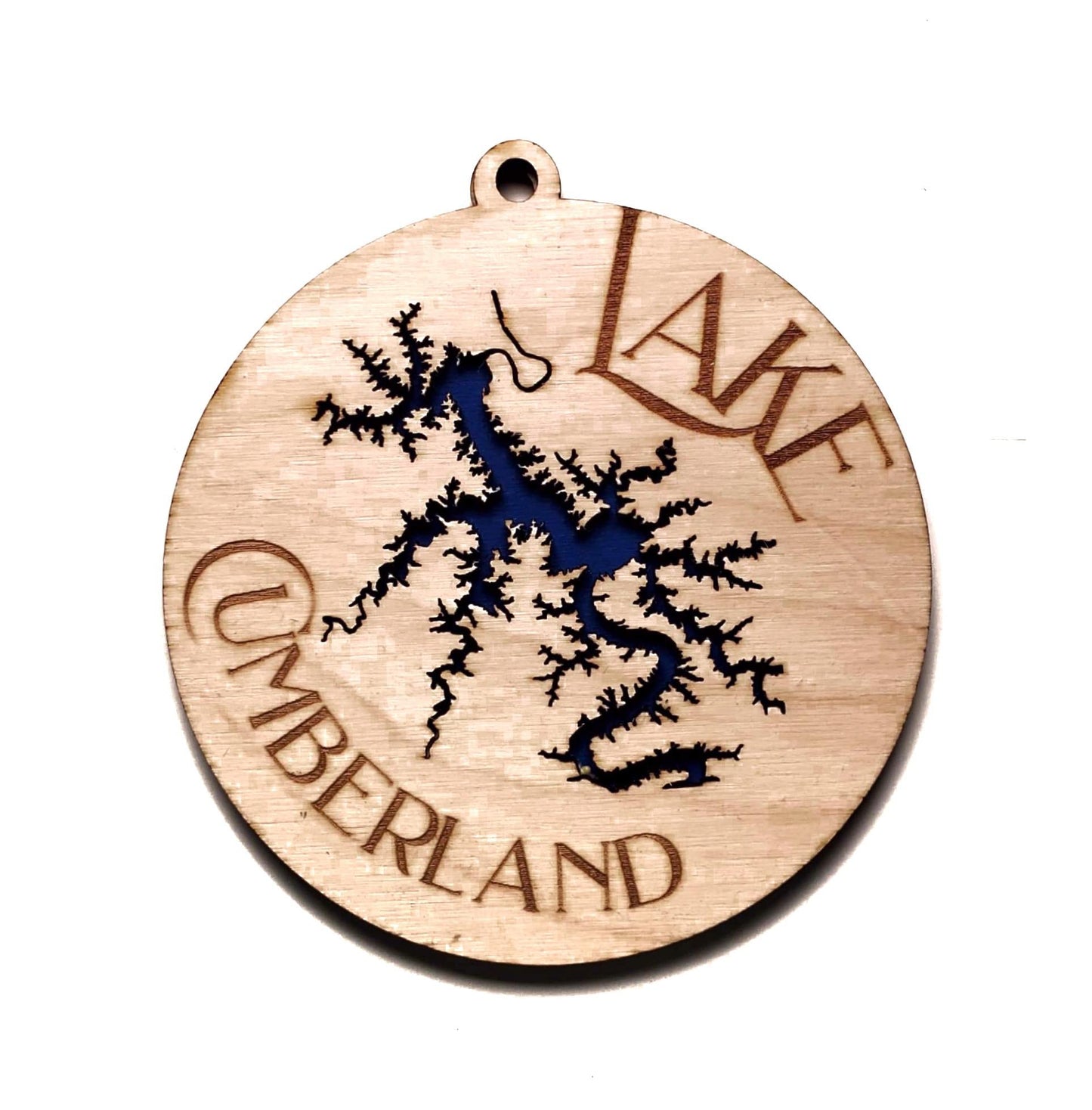 Kentucky Lake Cumberland ornament by The Hollow & Hill Co. LLC, decorative keepsake with scenic lake and shoreline details.