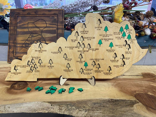 Kentucky State Parks Map - The Salty Lick Mercantile