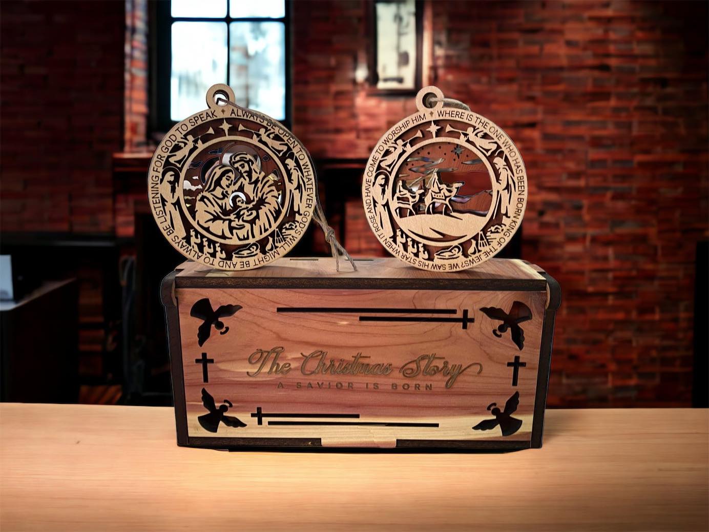 Christmas Story - Ornament Set with Keepsake Box - The Salty Lick Mercantile