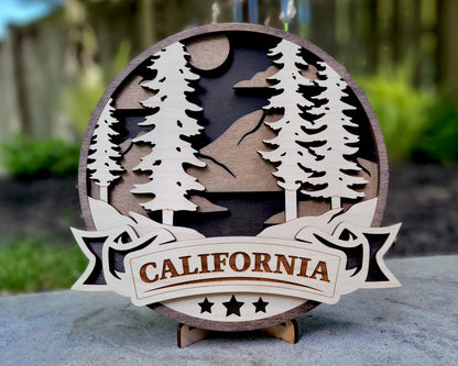 Discover America Ornaments - A unique ornament for each State! - The Salty Lick Mercantile