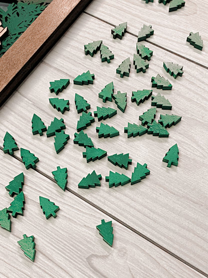 National Parks Travel Map - Alpine Forest Design - Personalize! - The Salty Lick Mercantile