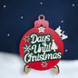 8" Christmas Countdown Ornament - Personalization available! - The Salty Lick Mercantile