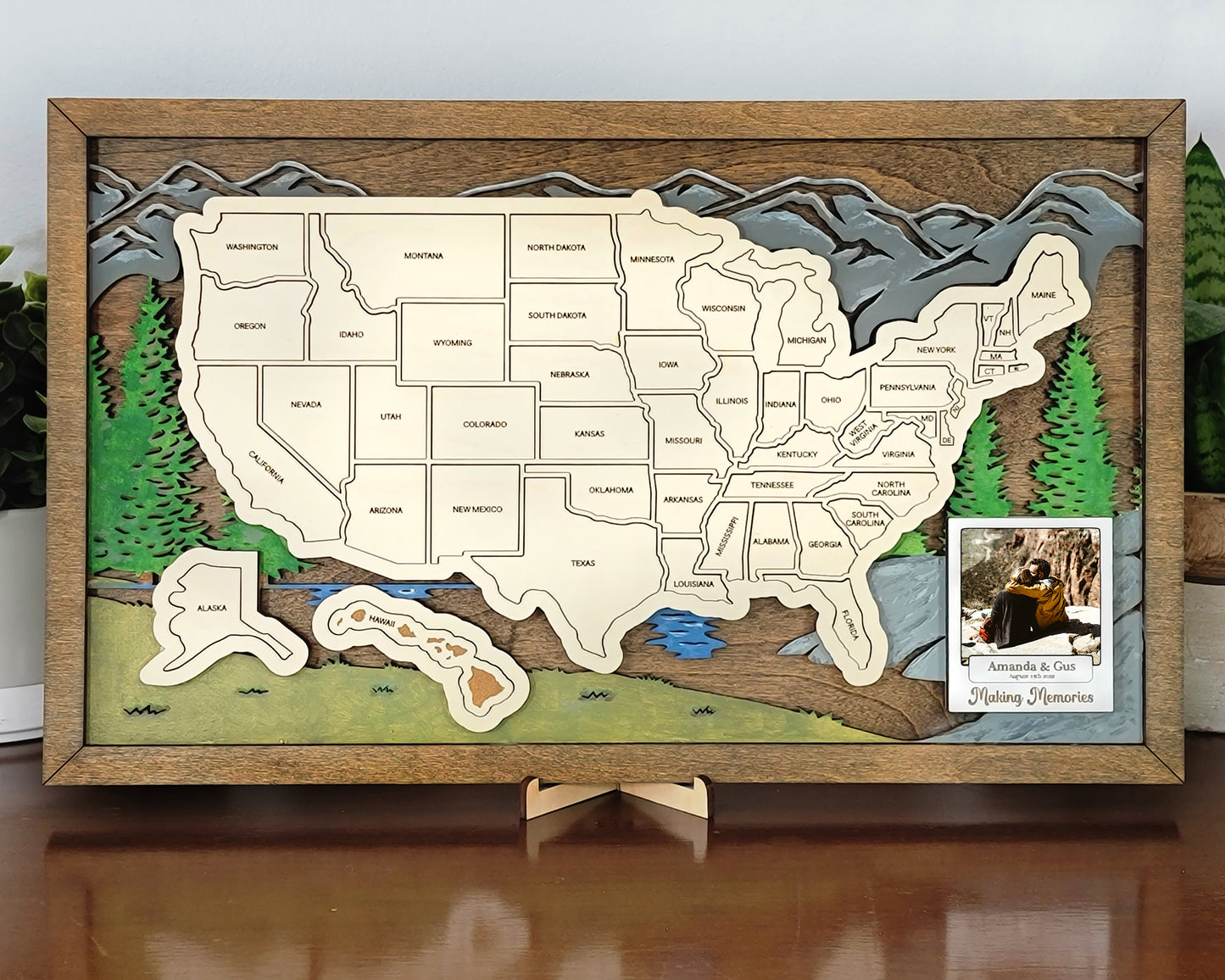 United States Travel Map - Customizable! - The Salty Lick Mercantile