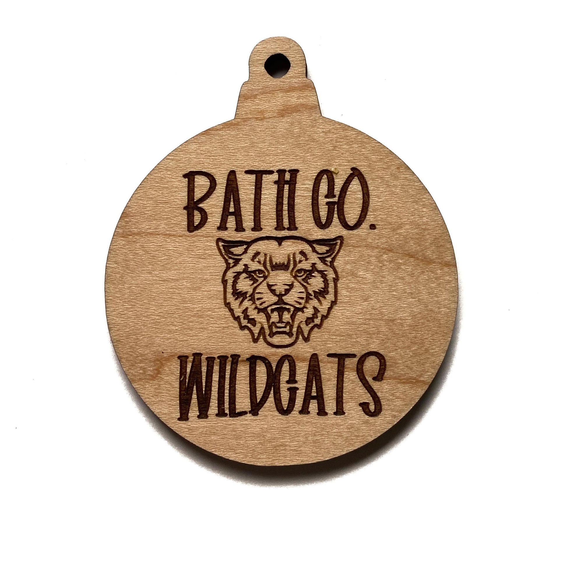 Bath Co. Wildcats Ornament - The Salty Lick Mercantile