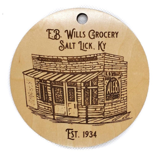 E.B. Wills Grocery - Bath Co. Kentucky Historical Ornaments - The Salty Lick Mercantile