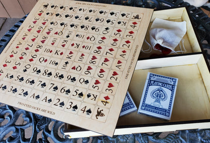 Sequence - Laser Cut Board Game - The Salty Lick Mercantile