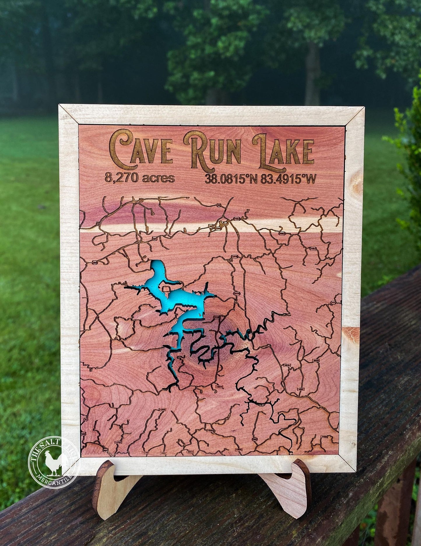 Cave Run Lake - Laser Art - The Salty Lick Mercantile
