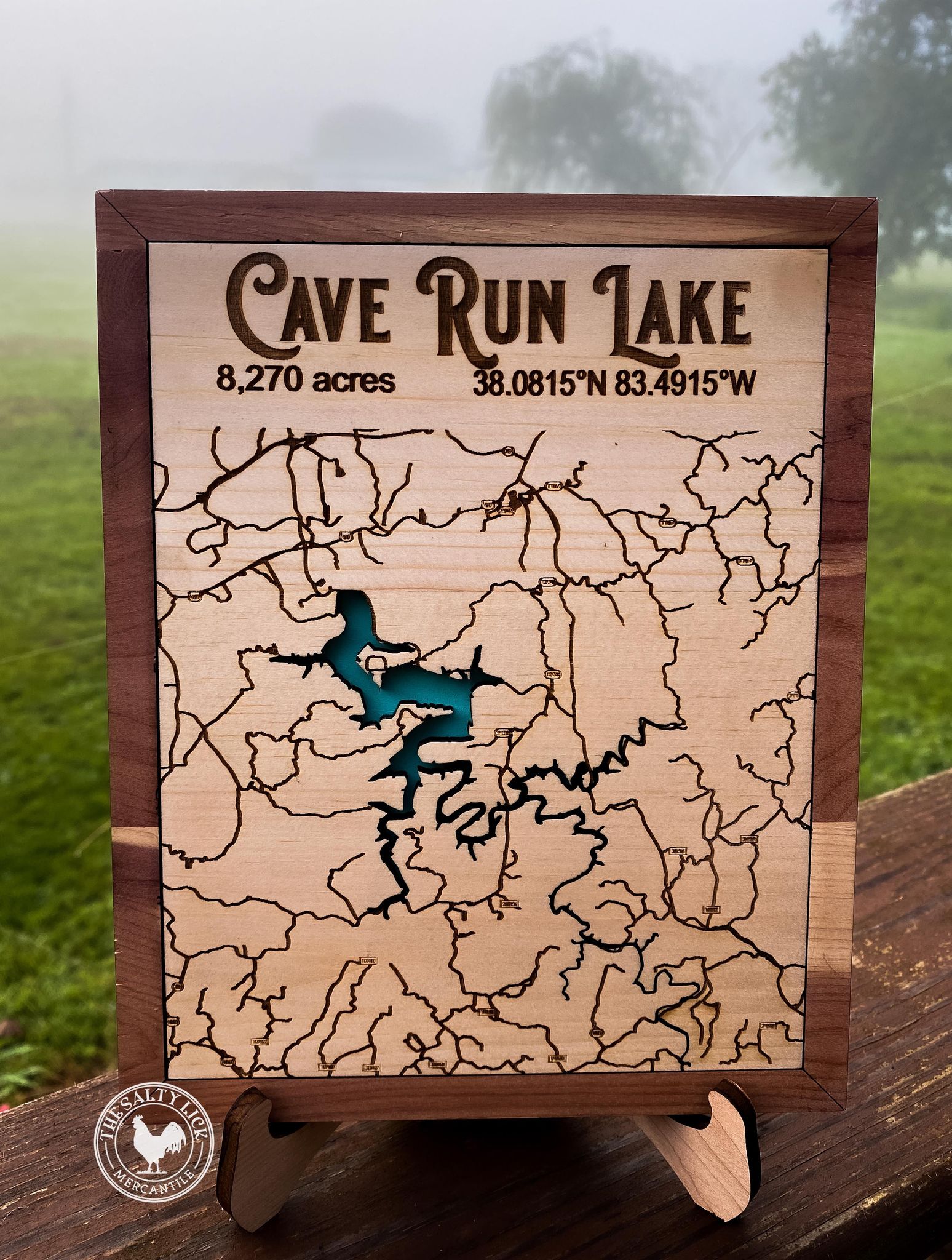Cave Run Lake - Laser Art - The Salty Lick Mercantile