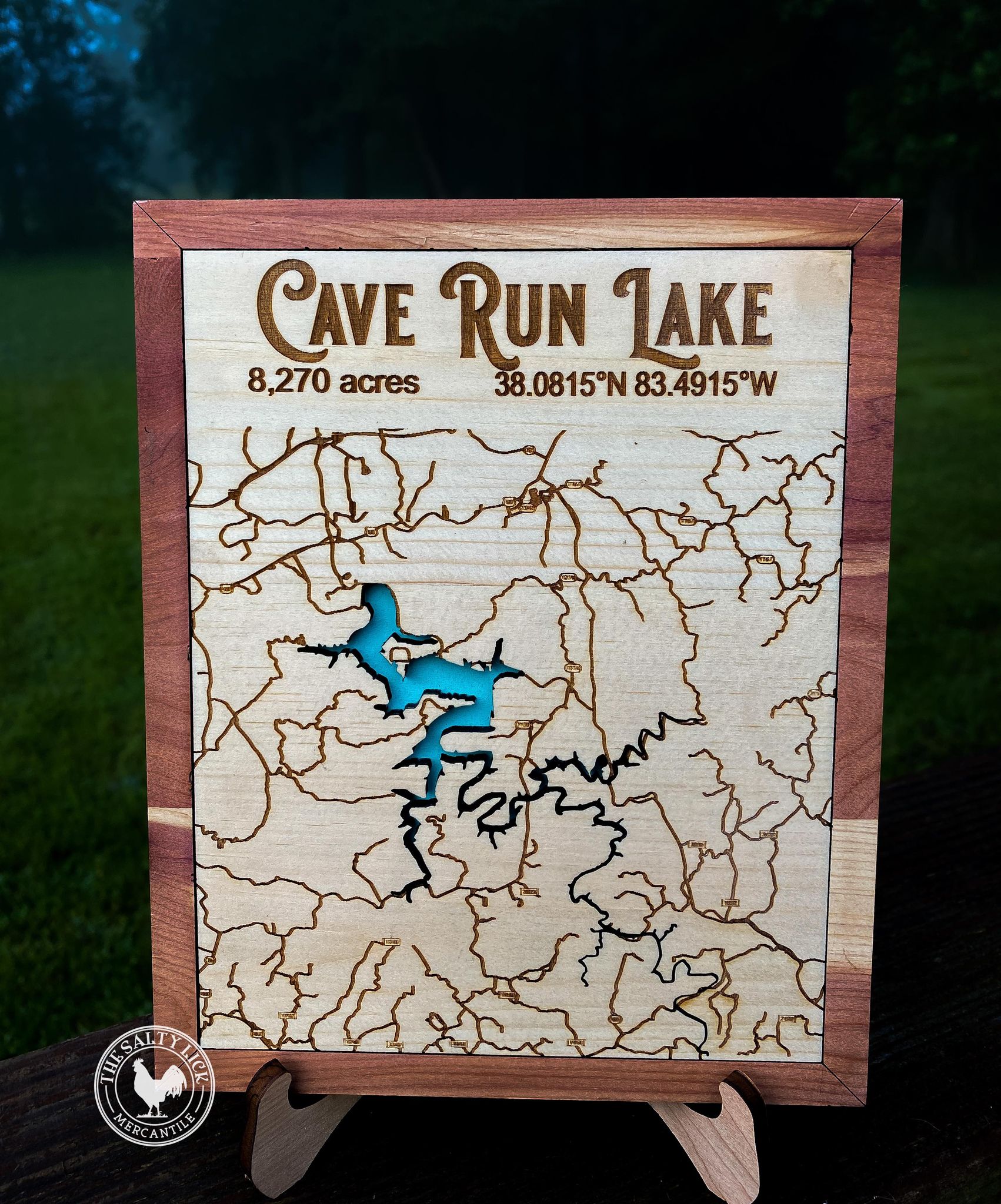 Cave Run Lake - Laser Art - The Salty Lick Mercantile