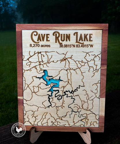 Cave Run Lake - Laser Art - The Salty Lick Mercantile