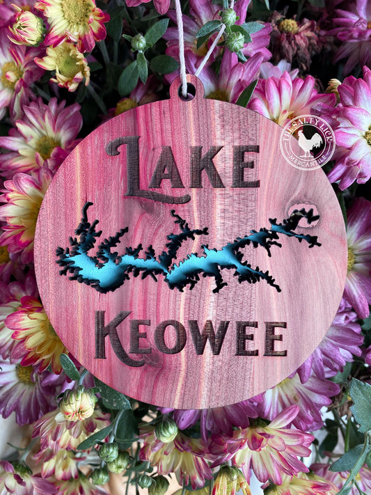 Lake Keowee Ornament South Carolina - The Salty Lick Mercantile