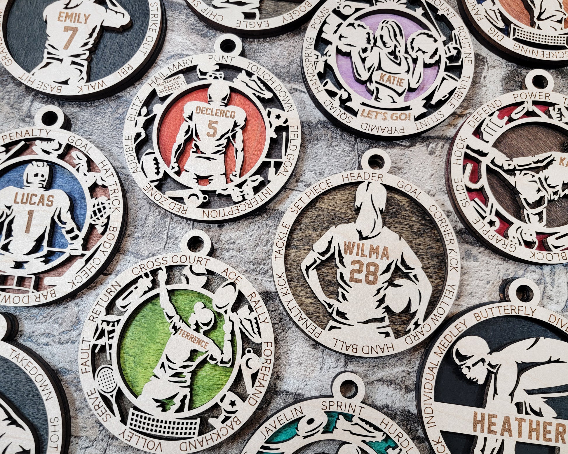 Personalized Sports Ornament (Multiple Designs!) - The Salty Lick Mercantile