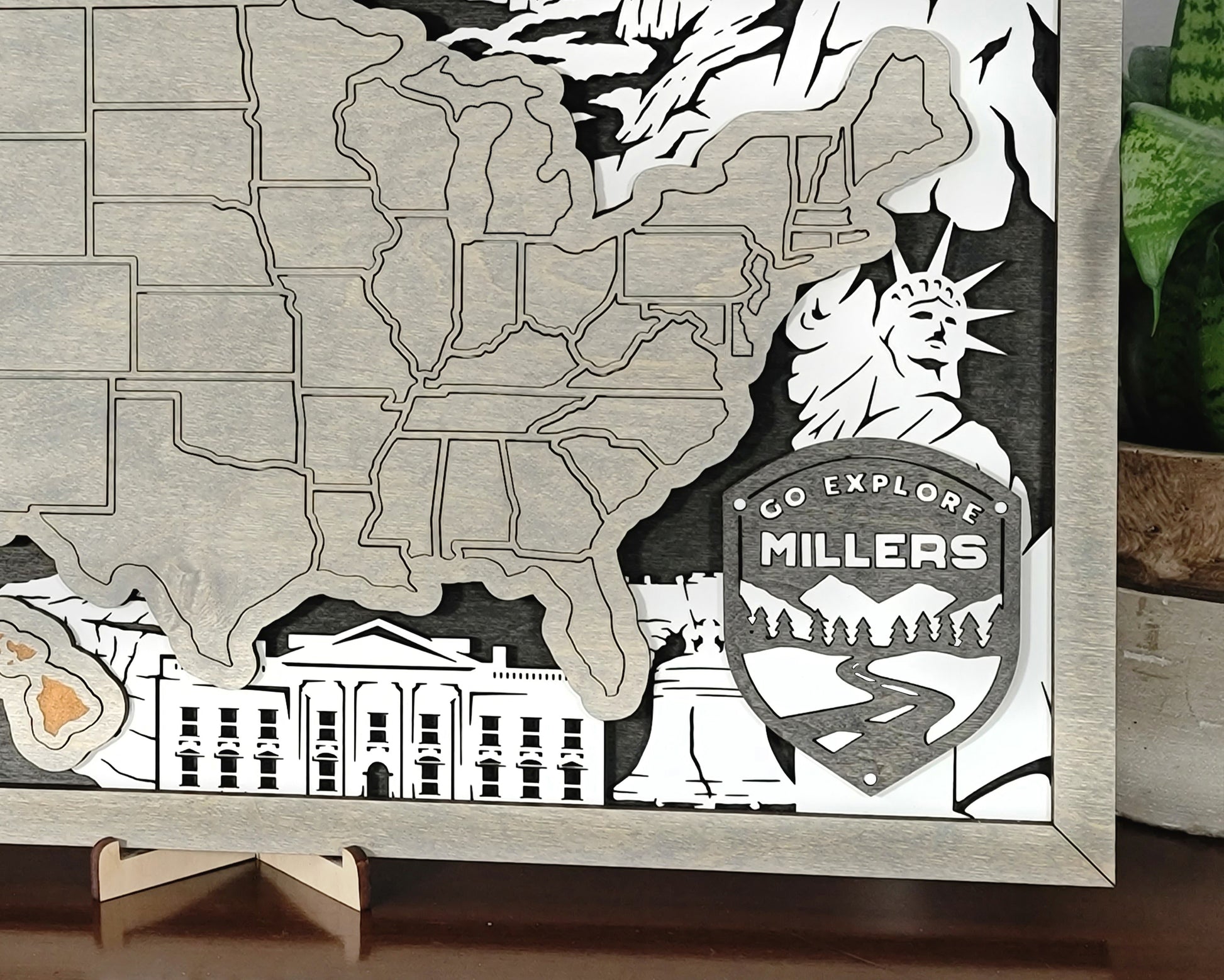 United States Travel Map - Customizable! - The Salty Lick Mercantile