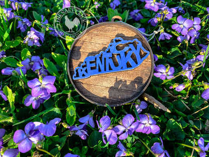 Kentucky Bourbon Barrel Lid Ornament - The Salty Lick Mercantile
