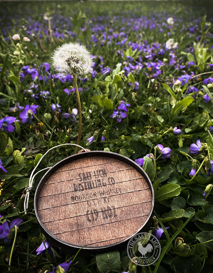 Salt Lick Distillery Bourbon Barrel Lid Ornament - The Salty Lick Mercantile