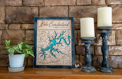 Lake Cumberland - Laser Art - The Salty Lick Mercantile