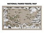 National Parks Travel Map - Customizable! - The Salty Lick Mercantile