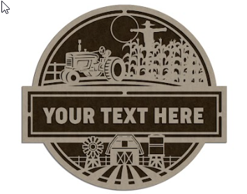 Farmhouse wooden signs featuring cornfield design, ideal for rustic decor by The Hollow & Hill Co. LLC.