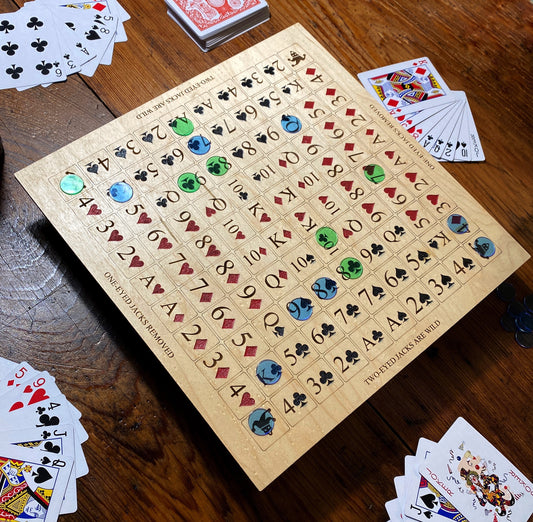 Sequence - Laser Cut Board Game - The Salty Lick Mercantile